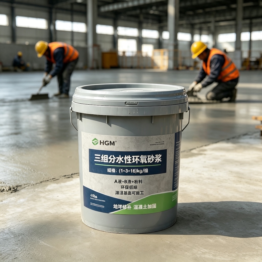 华亭三组份水性环氧砂浆